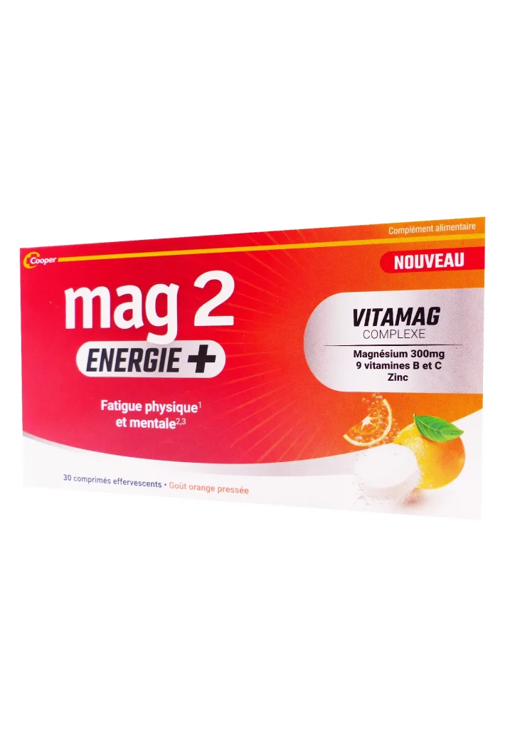 MAG 2 ENERGIE + 30 COMPRIMES EFFERVESCENTS 2 mag 2energie