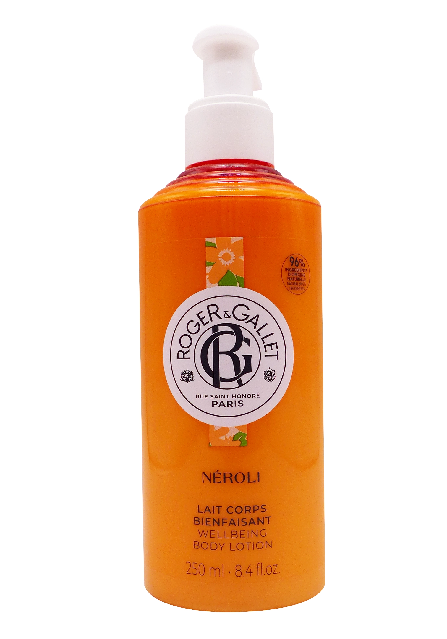 ROGER & GALLET LAIT CORPS BIENFAISANT NEROLI 250ML 1 néroli lait corps 250 ml