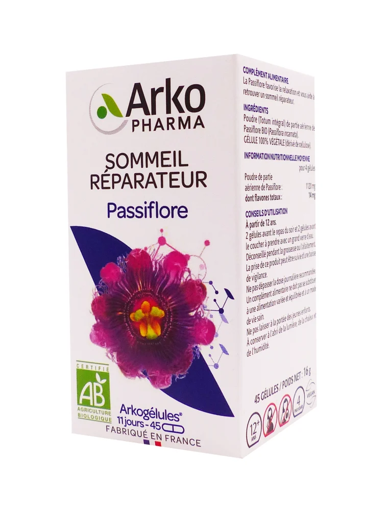 ARKOGELULES PASSIFLORE 45 GELULES ARKOPHARMA 2 passiflore 45 gelules
