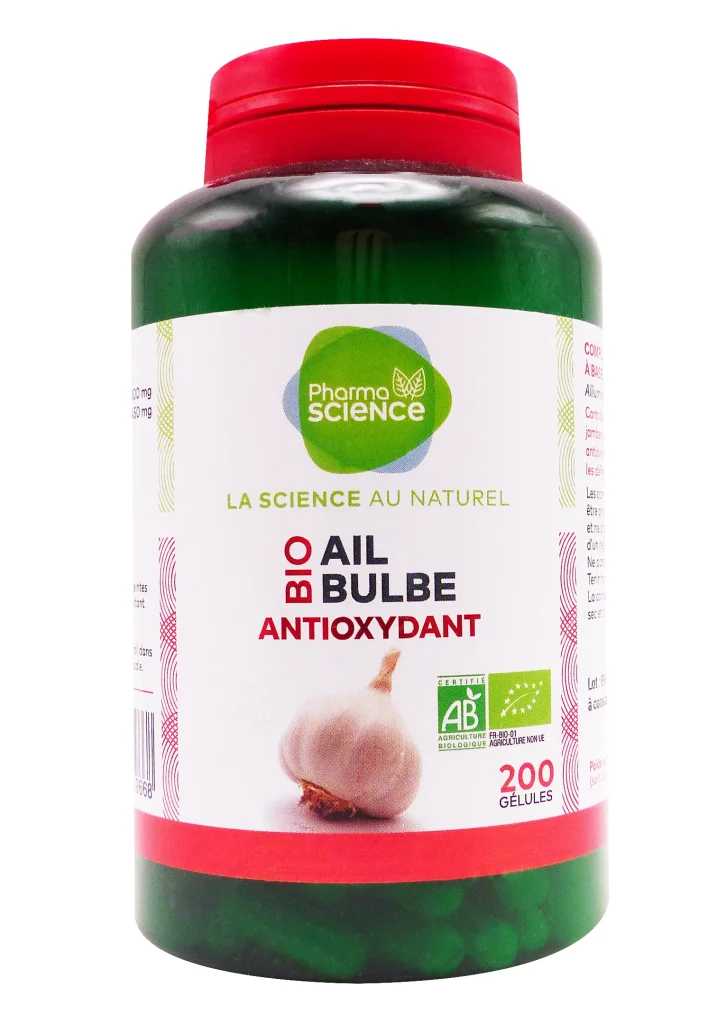 PHARMASCIENCE AIL BULBE 200 GELULES 2 pharmascience bio ail bulbe 200 gelules