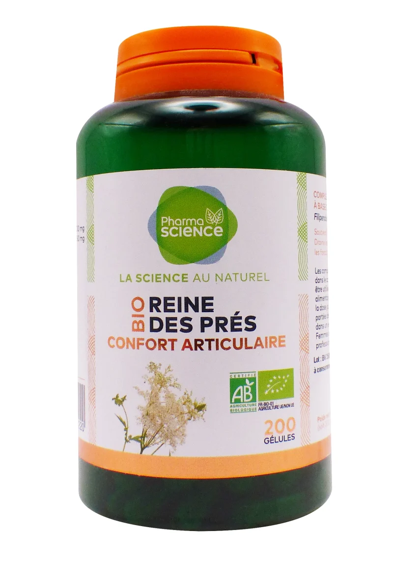 pharmascience reine des prés bio 200 gélules