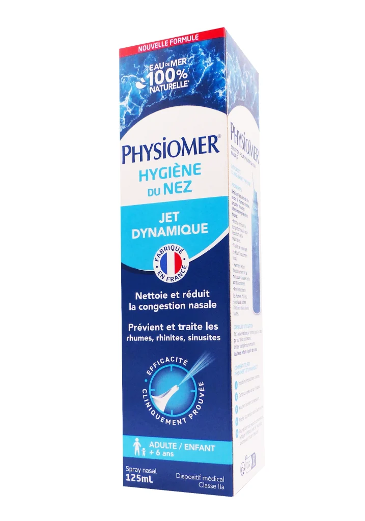 PHYSIOMERHYGIENE DU NEZ JET DYNAMIQUE 125ML 2 physiomer jet dynamique 125 ml