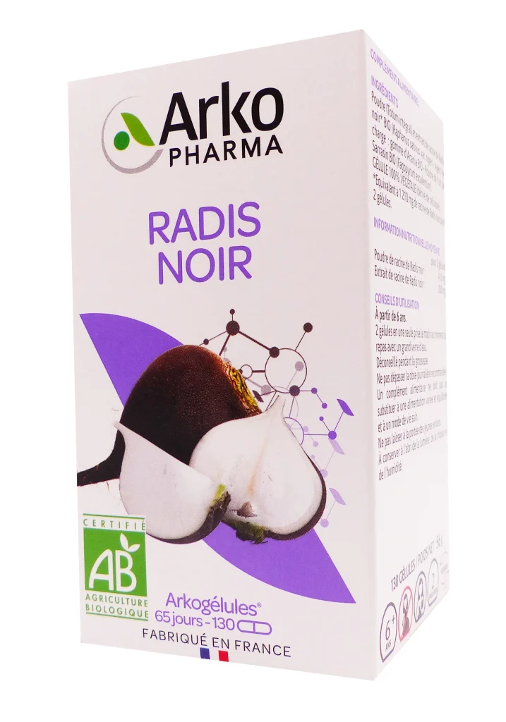ARKOGELULES RADIS NOIR 130 GELULES ARKOPHARMA 2 radis noir 130 gelules