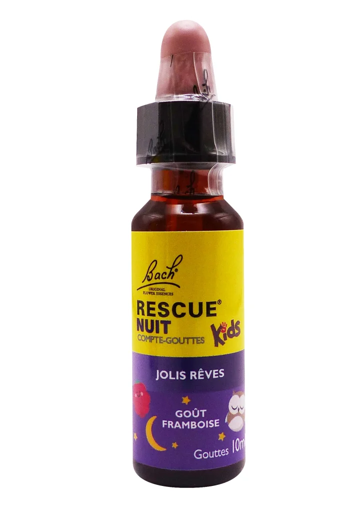 RESCUE NUIT KIDS JOLIS RÊVES FRAMBOISE 10ML 4 rescue nuit bach 10 ml