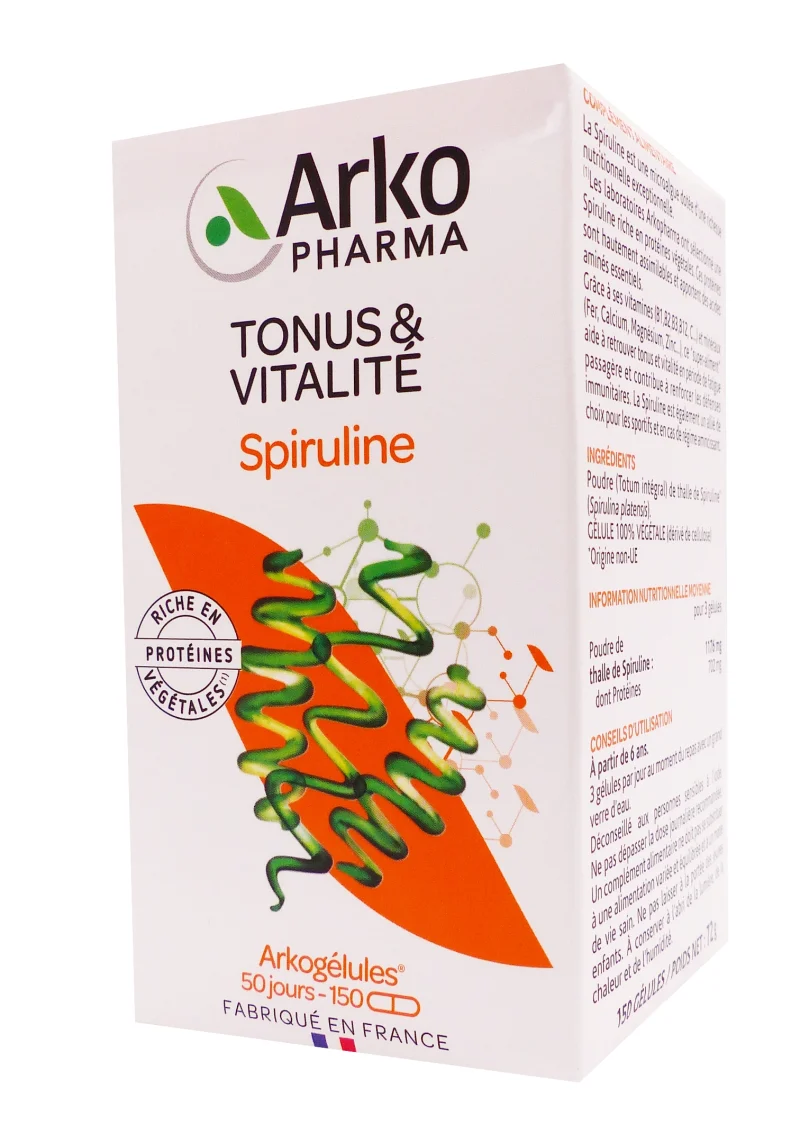 spiruline 150 gélules