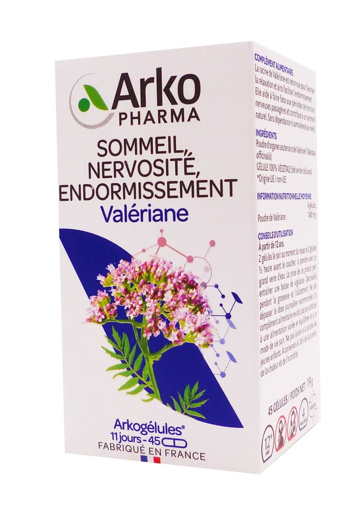 ARKOGELULES VALERIANE 45 GELULES ARKOPHARMA 3 valeriane 45 gelules