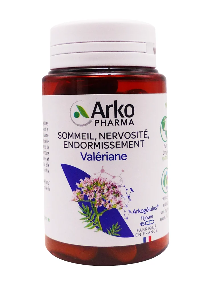 ARKOGELULES VALERIANE 45 GELULES ARKOPHARMA 2 valeriane 45 gelules pot