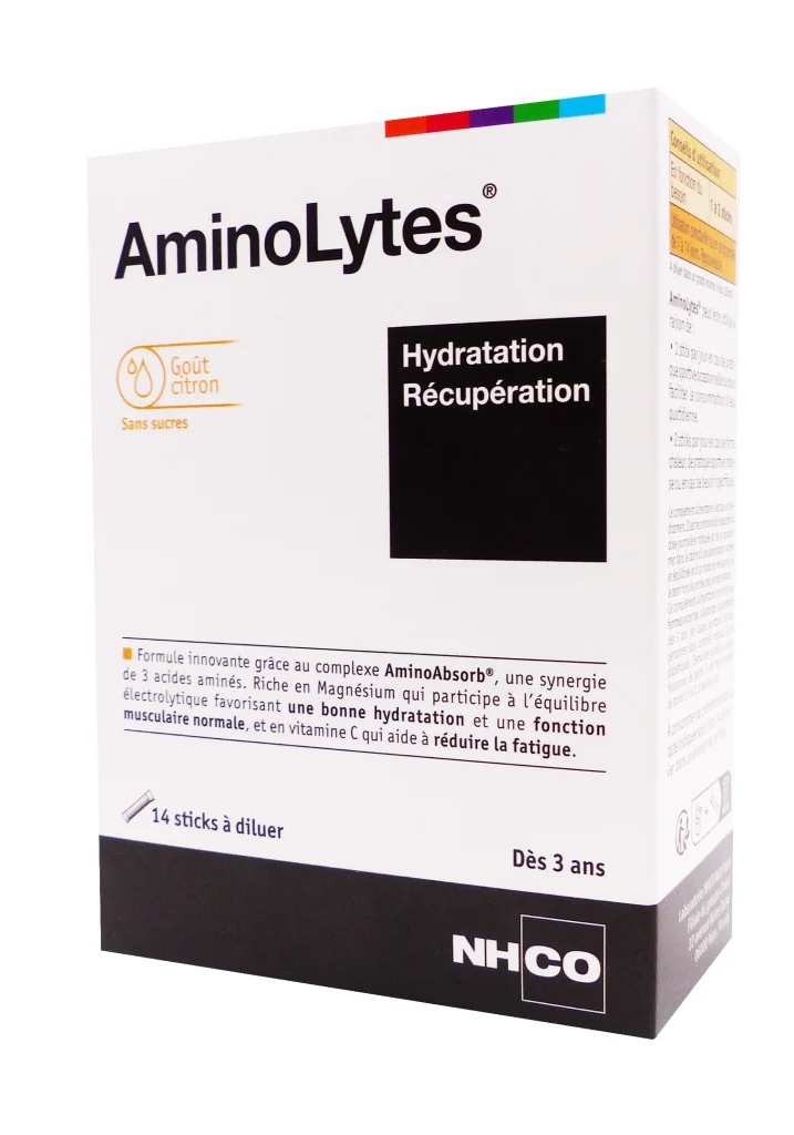 aminolytes hydratations recuperations citron nhco