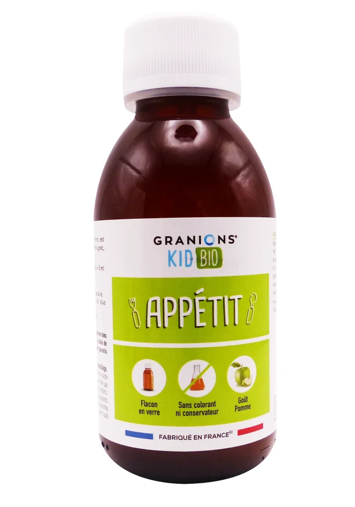 GRANIONS KID BIO APPETIT SOLUTION BUVABLE 125ML 3 appetit sirop granions