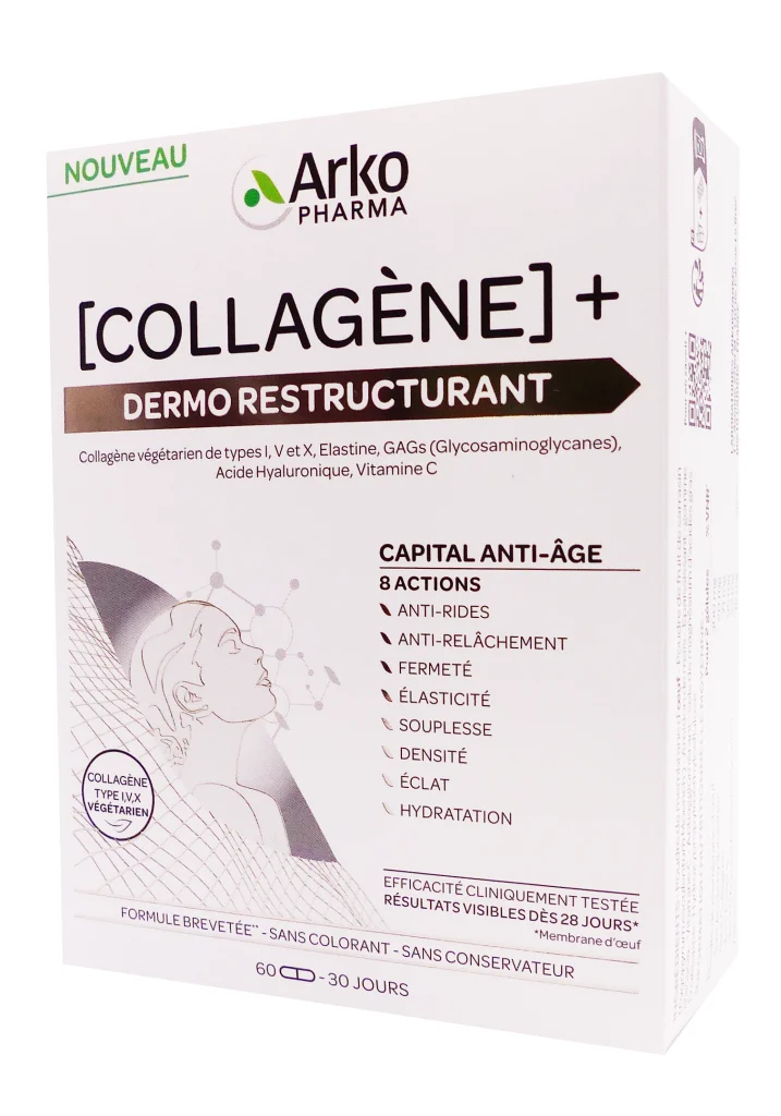 ARKOPHARMA COLLAGENE+ DERMO RESTRUCTURANT 60 GELULES 2 arkopharma collagene 60 gelules