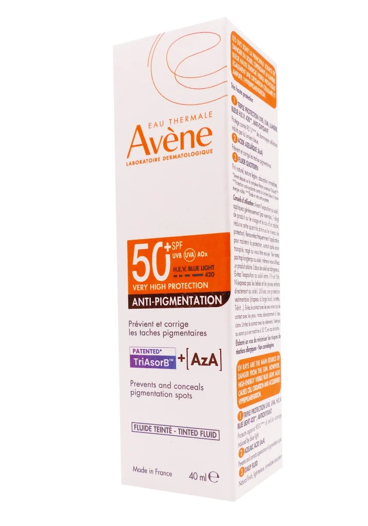 AVENE SOLAIRE ANTI-PIGMENTATION SPF 50 + 40ML 2 avene anti pigmentation 40 ml