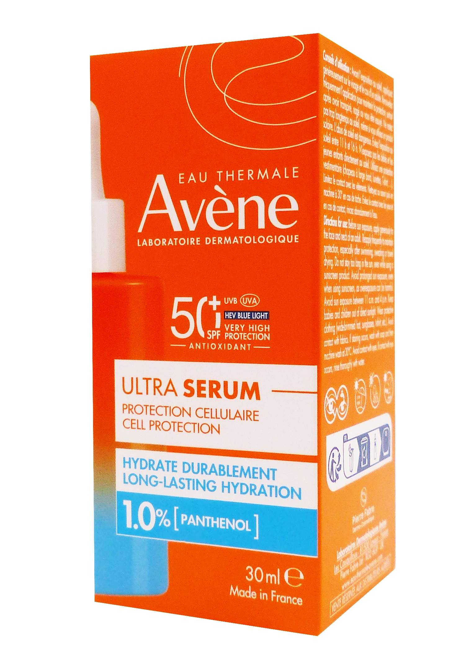 AVENE ULTRA SERUM HYDRATANT SPF 50+, 30ML 1 avene ultra sérum 30 ml