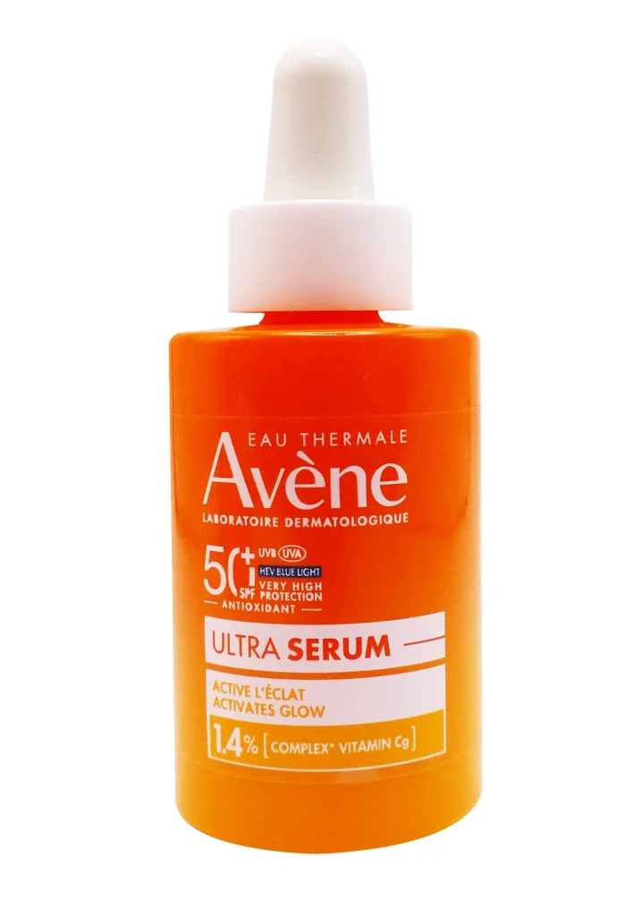 AVENE ULTRA SERUM ECLAT SPF 50+ 30ML 3 avene ultra serum flacon 1 2