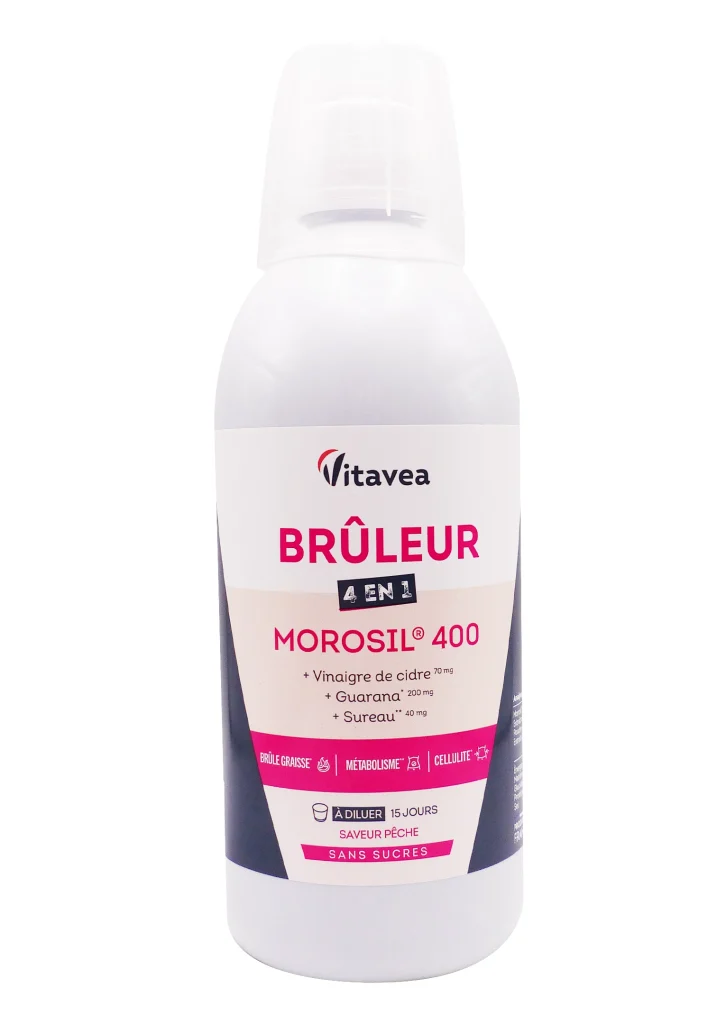 VITAVEA MOROSIL 400 BRULEUR 4 EN 1 SANS SUCRES 500ML 2 bruleur morosil unitaire