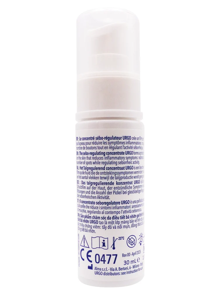 URGO CONCENTRE SEBO-REGULATEUR 30 ML 4 dos concentre sebo regulateur