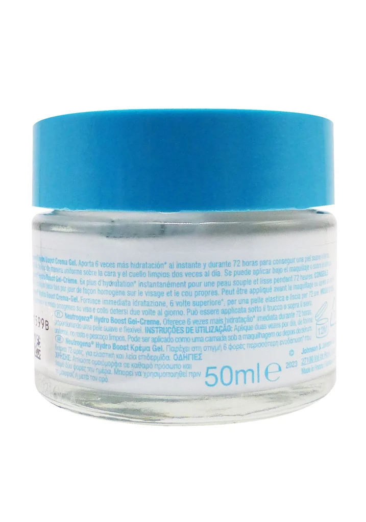 NEUTROGENA HYDRO BOOST GEL-CREME 50ML 4 dos creme 50 ml