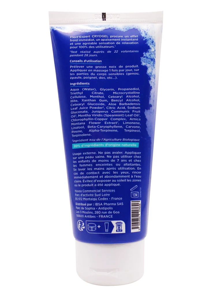 FLECT'EXPERT CRYOGEL 100ML 3 dos cryogel