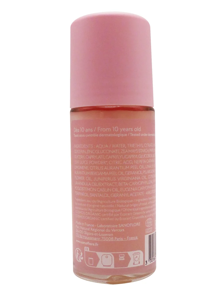 SANOFLORE FLORA 48H DEODORANT FRAICHEUR 50ML 3 dos deodorant sanoflore