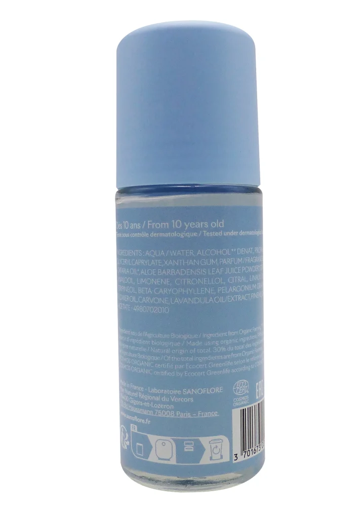 SANOFLORE COTON 24H DEODORANT FRAICHEUR 50ML 3 dos deodorant sanoflore coton