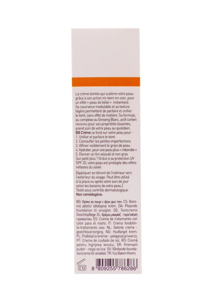 ERBORIAN BB CREME CLAIR GINSENG 15ML 5 dos erborian