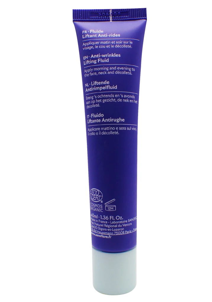 SANOFLORE MERVEILLEUSE FLUIDE LIFTANT ANTI-RIDES 40ML 5 dos fluide sanoflore 1