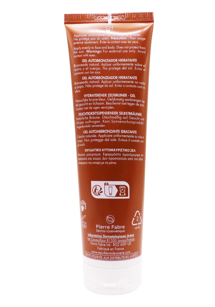 AVENE GEL AUTOBRONZANT 100 ML 4 dos gel autobronzant