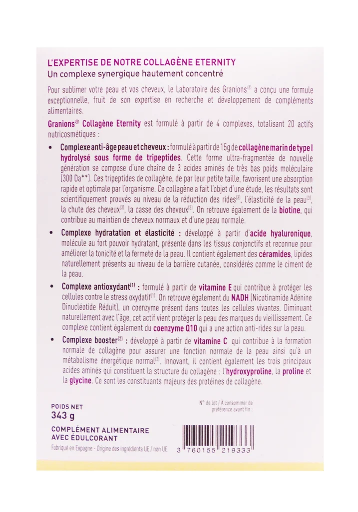 dos granion collagene eternity