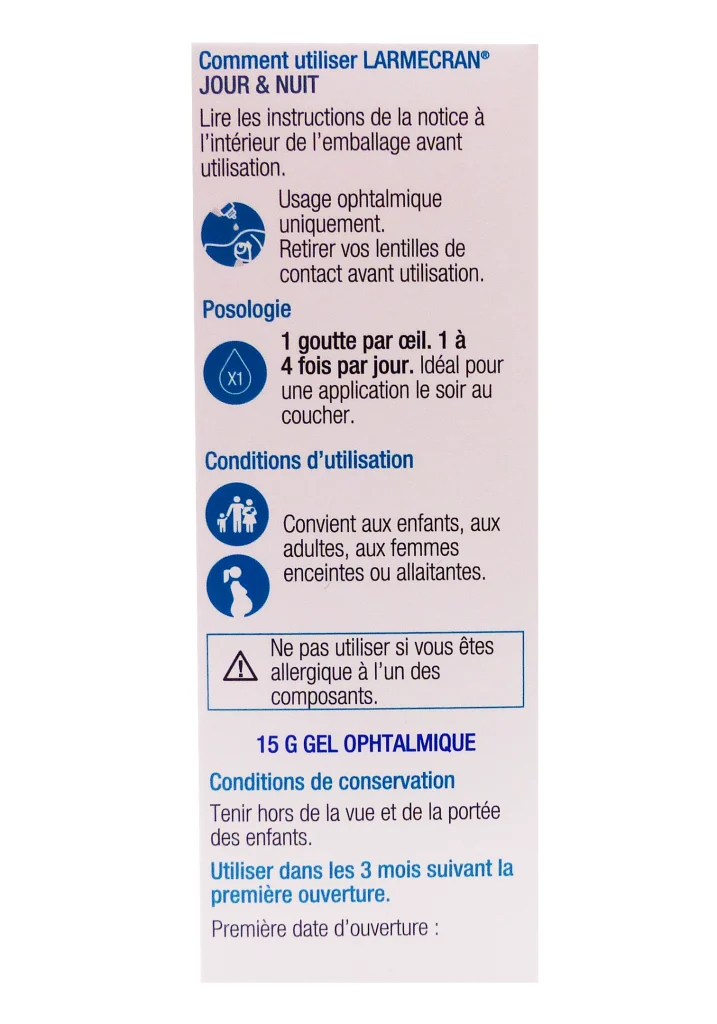 LARMECRAN JOUR & NUIT COLLYRE FLACON 400 GOUTTES 3 dos larmecran jour nuit