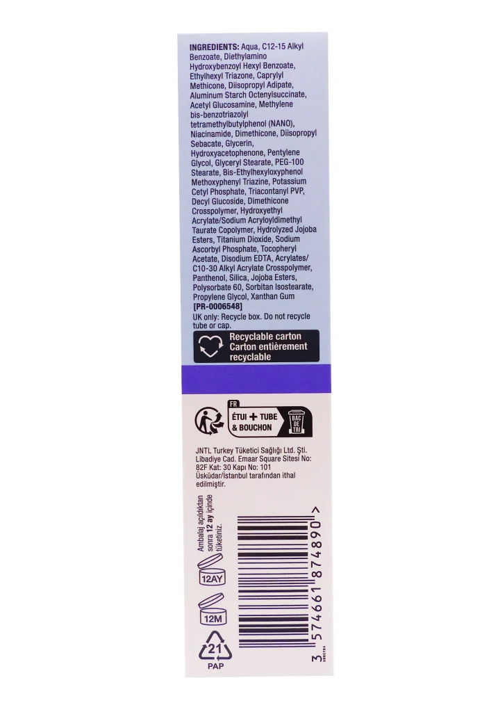 NEUTROGENA FLUIDE INVISIBLE SOLAIRE ANTI-AGE SPF 50, 50ML 5 dos neutrogena 1 1