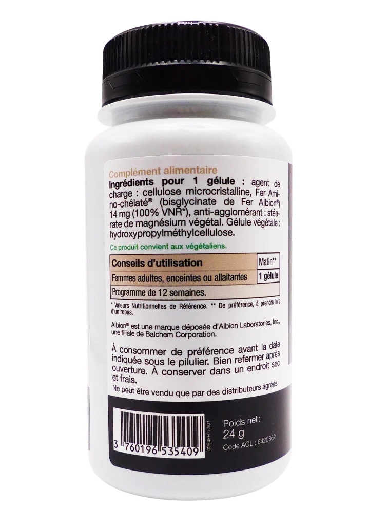 NHCO FER 14MG 84 GELULES 3 dos nhco