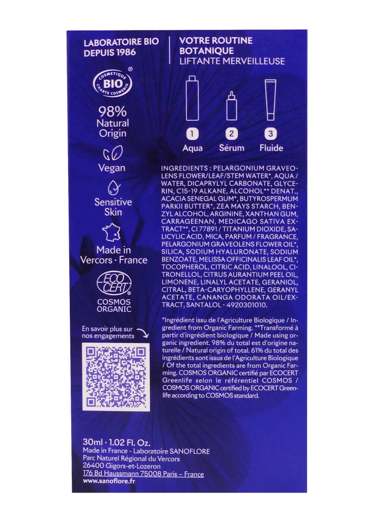 dos sanoflore 30 ml