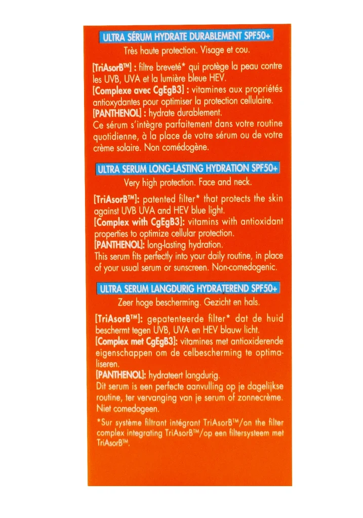 AVENE ULTRA SERUM HYDRATANT SPF 50+, 30ML 4 dos serum avene 1 1