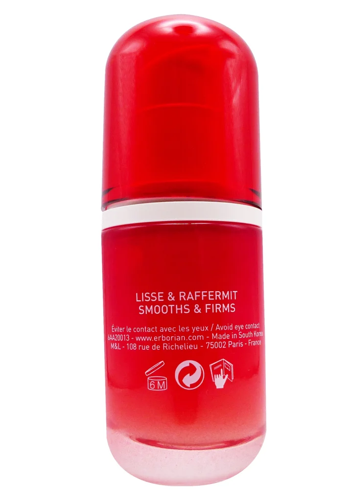 ERBORIAN GINSENG SUPER SERUM 30ML 4 dos serum erborian