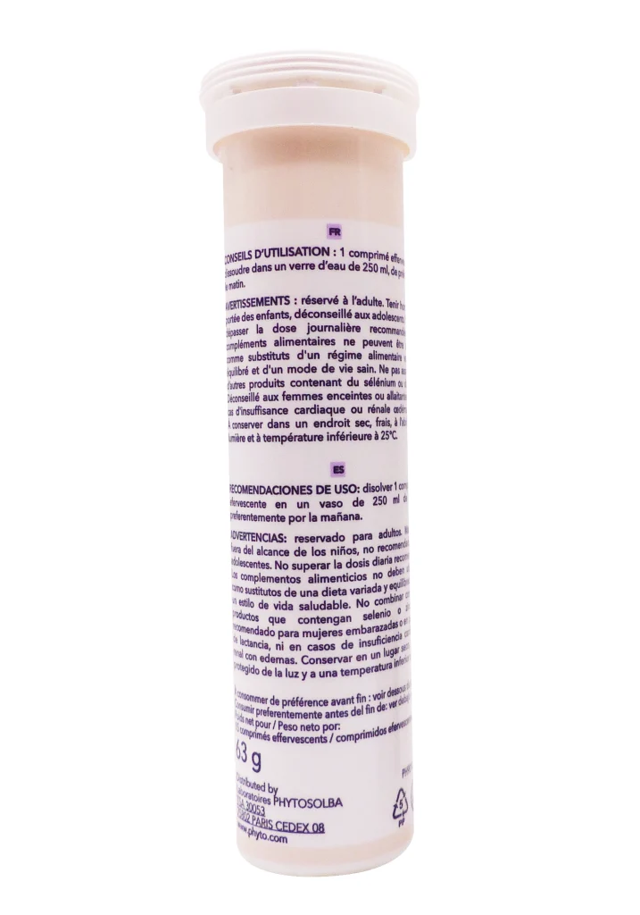 PHYTOPHANERE 30 COMPRIMES EFFERVESCENTS 5 dos tube phytophanere