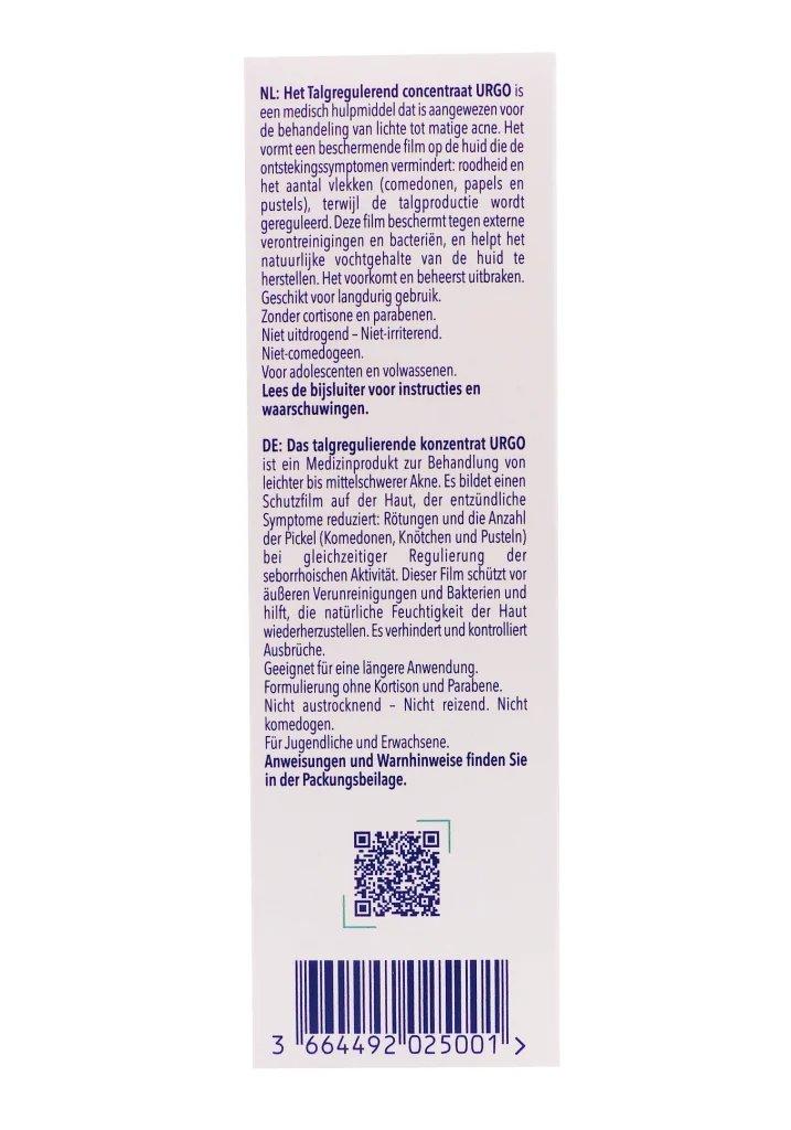 URGO CONCENTRE SEBO-REGULATEUR 30 ML 5 dos urgo acne