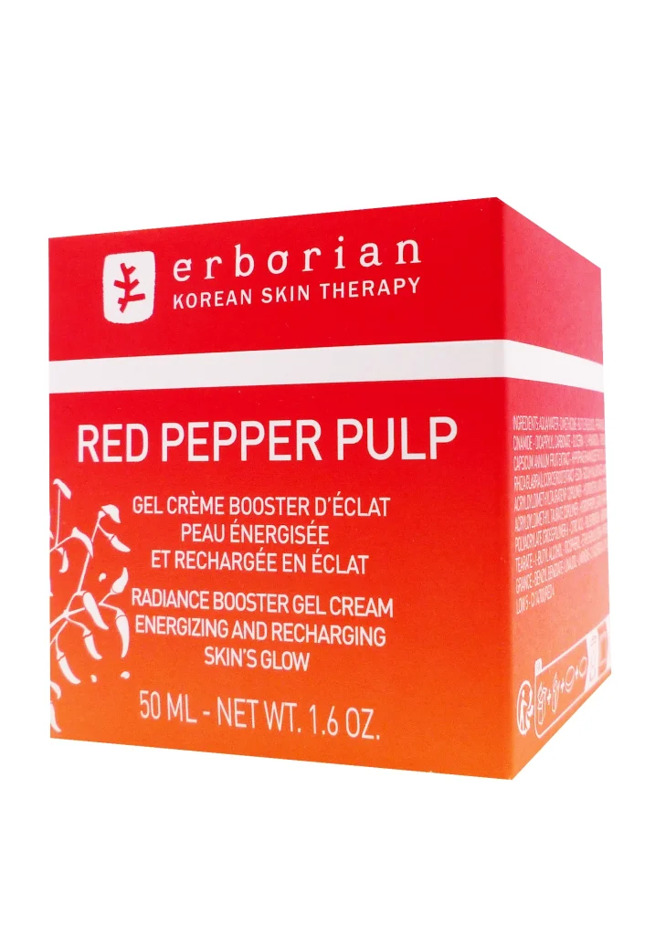ERBORIAN RED PEPPER PULP 50ML 2 erborian gel creme booster declat 50 ml