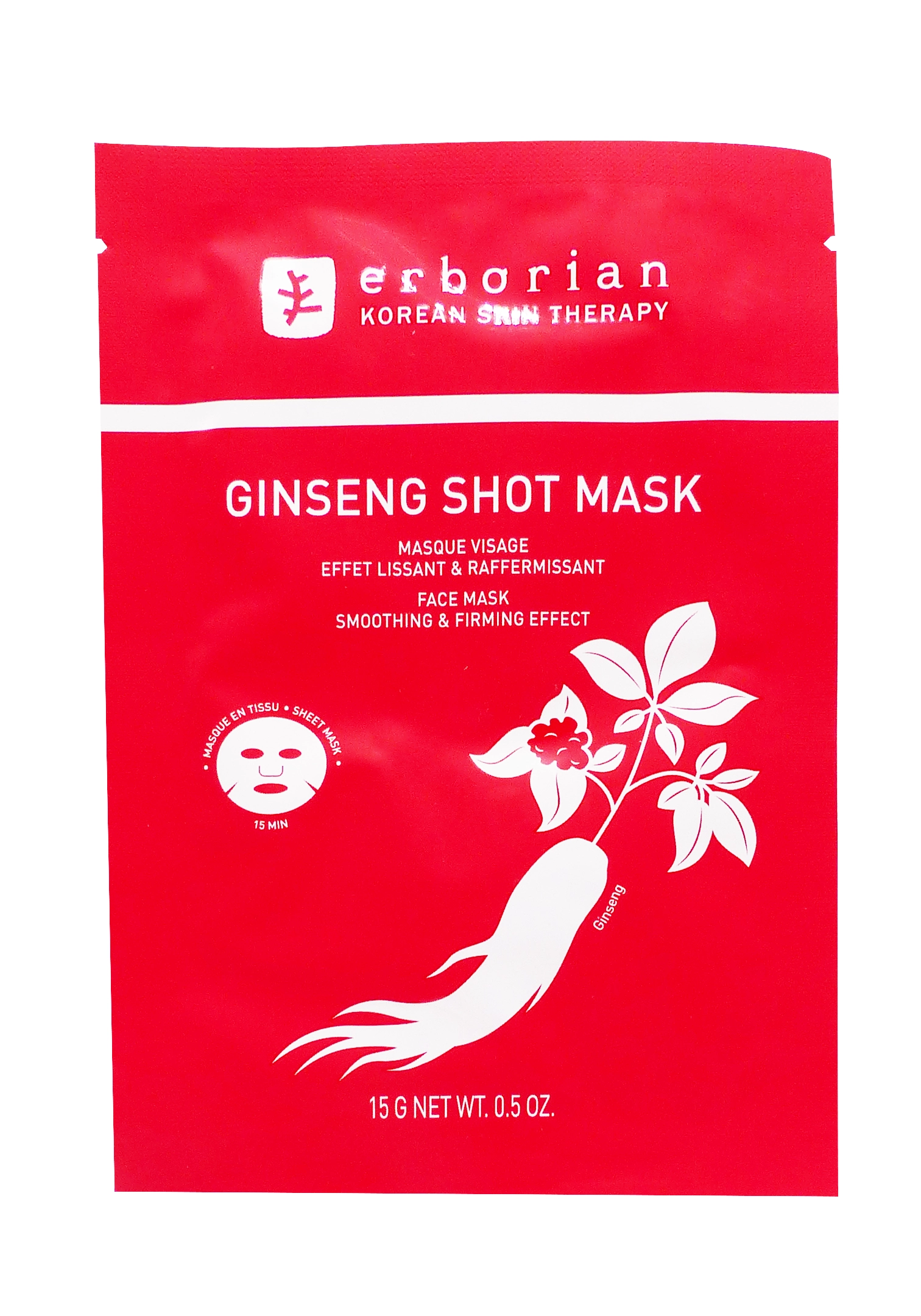 ERBORIAN GINSENG SHOT MASK 15 G 1 erborian masque ginseng shot mask