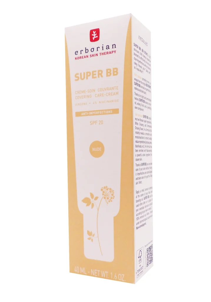 ERBORIAN SUPER BB SPF 20 NUDE 40ML 2 erborian super bb nude spf 20 40 ml