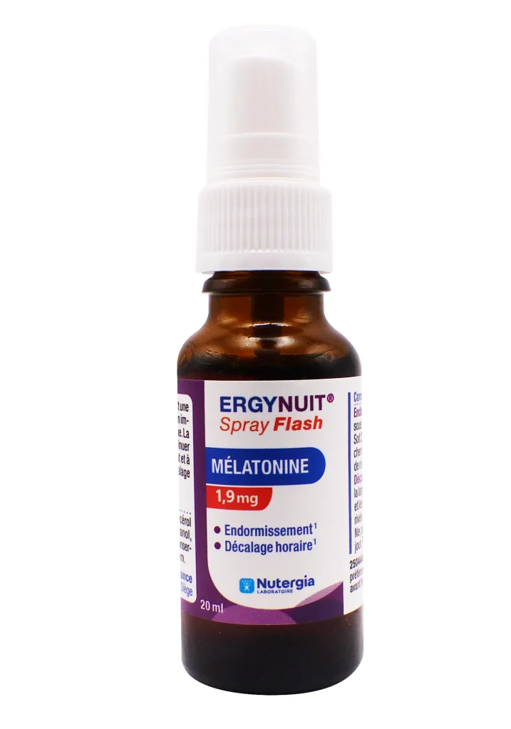 ERGYNUIT SPRAY FLASH MELATONINE 1,9 MG 20 ML 4 ergynuit spray flash 20 ml