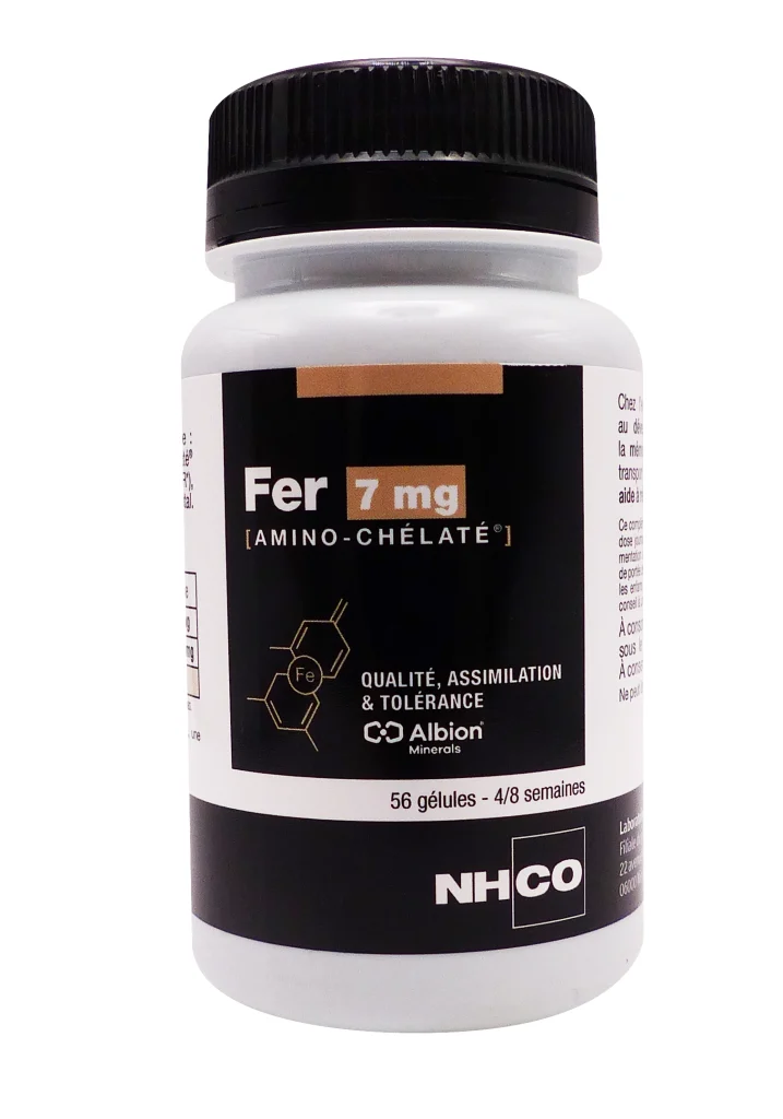 NHCO FER 7 MG 56 GELULES 2 fer 7 mg nhco 1 1