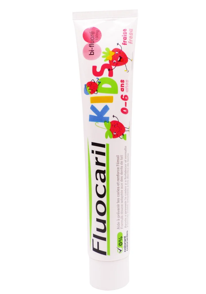 FLUOCARIL DENTIFRICE KIDS 0-6 ANS GEL FRAISE 50ML 3 fluocaril kid 0 6 ans