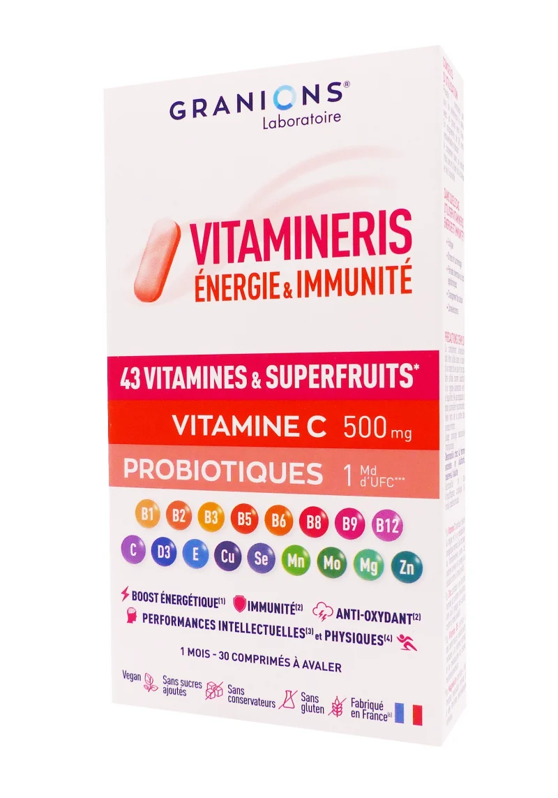 granions vitamineris nrj immunité