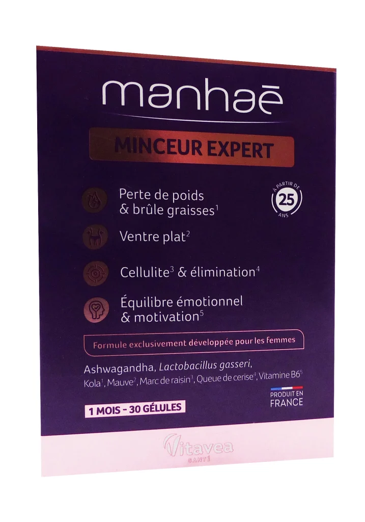 MANHAE MINCEUR 30 GELULES 2 manahe 30 gelules minceur expert