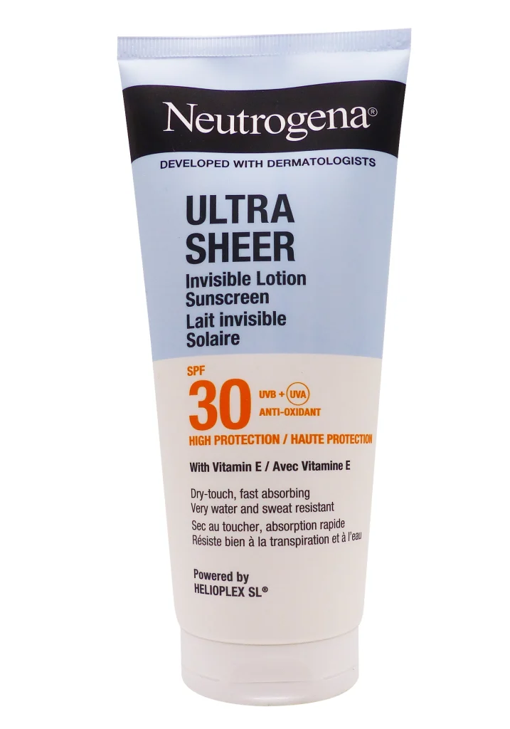 NEUTROGENA LAIT CORPS INVISIBLE HYDRATANT SPF 30, 200ML 2 neutrogena lotion invisible spf 30