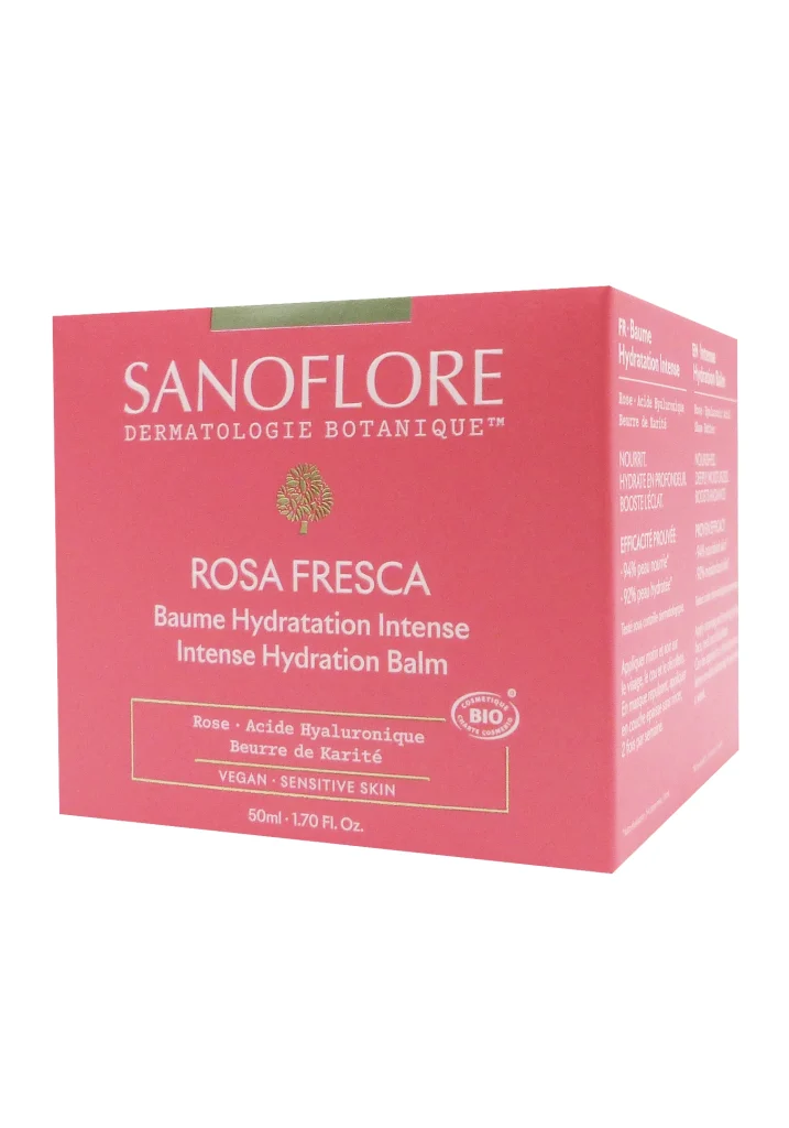 SANOFLORE ROSA FRESCA BAUME HYDRATANT INTENSE 50ML 2 rosa fresca baume sanoflore 50 ml