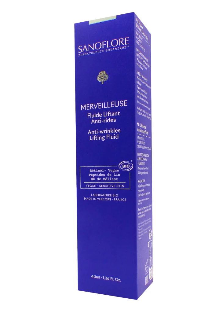 SANOFLORE MERVEILLEUSE FLUIDE LIFTANT ANTI-RIDES 40ML 2 sanoflore fluide liftant
