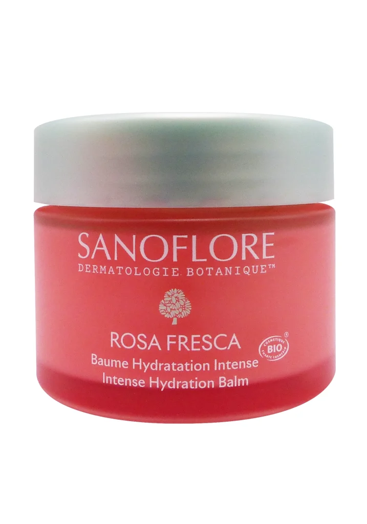 SANOFLORE ROSA FRESCA BAUME HYDRATANT INTENSE 50ML 4 sanoflore rosa fresca baume pot