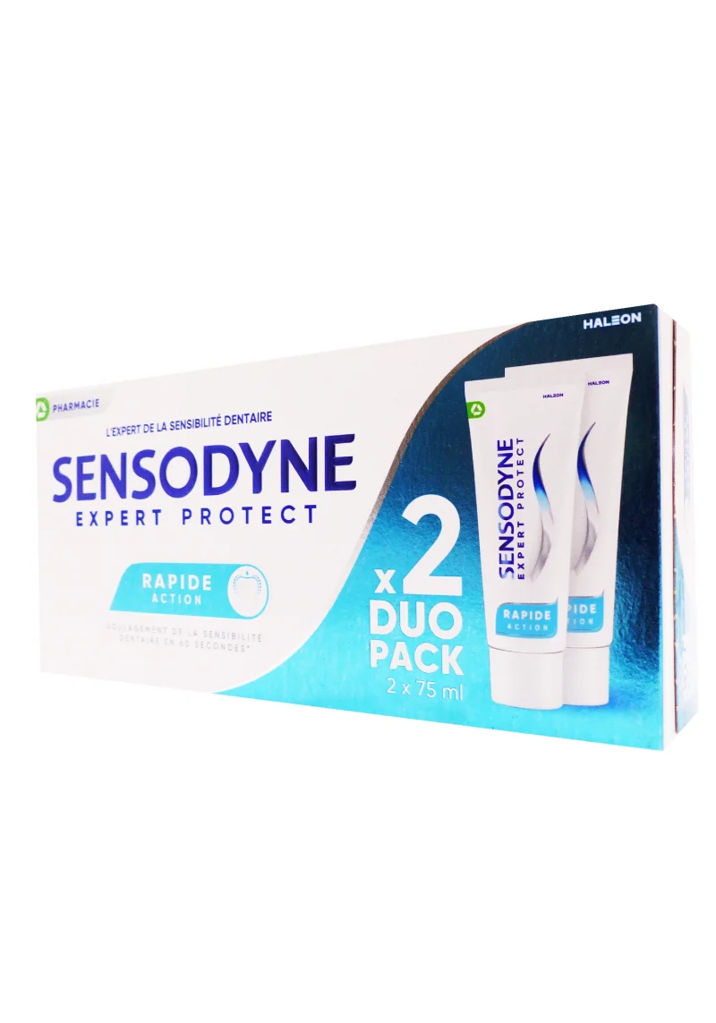 sensodyne lot de 2 dentifrices