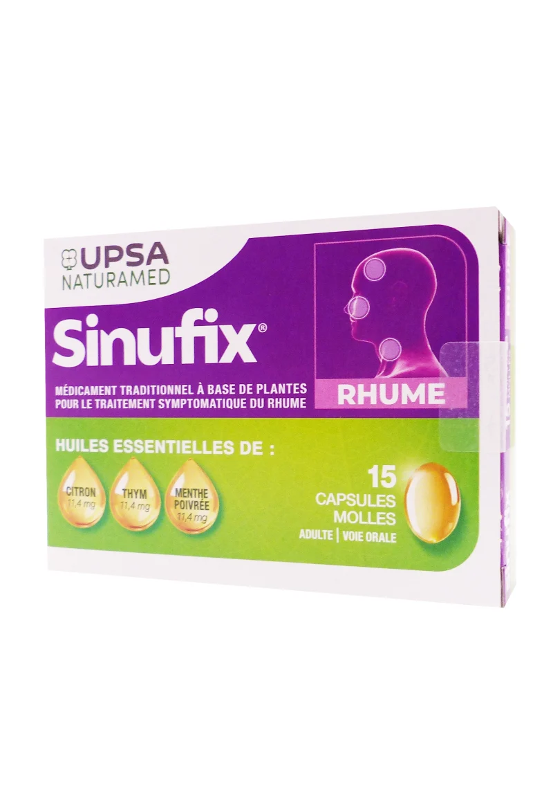 sinufix rhume 15 capsules molles