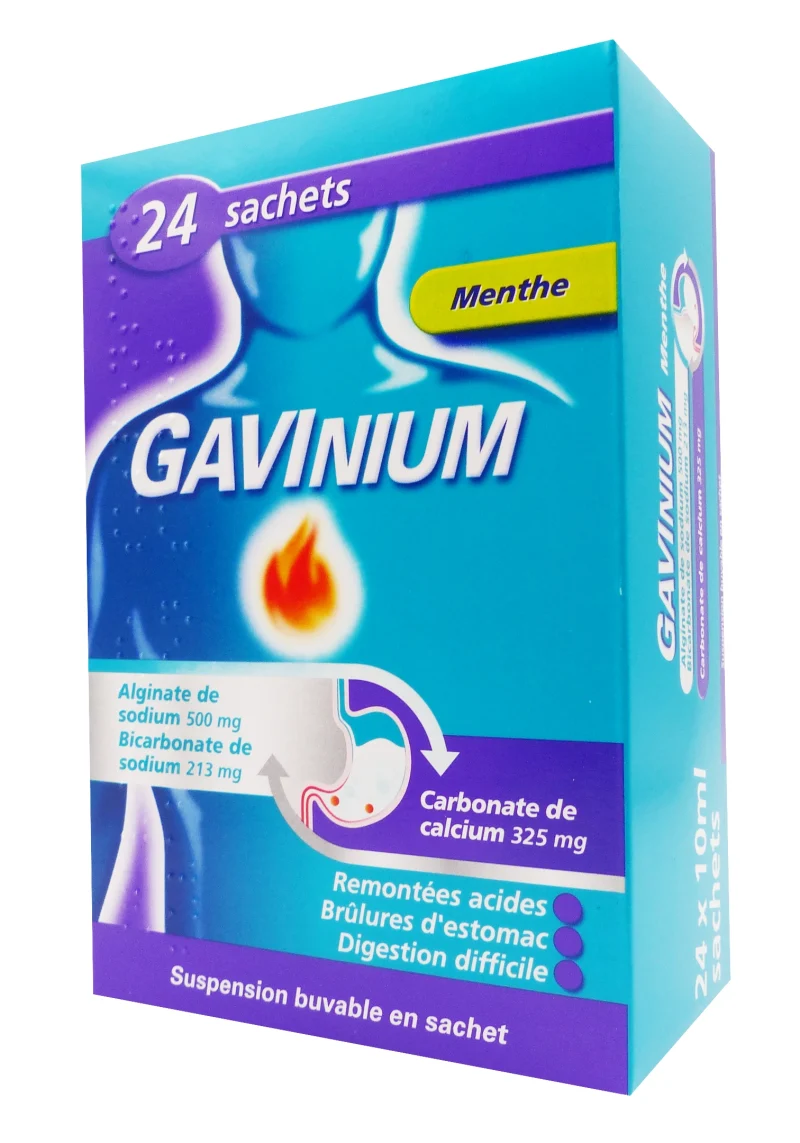 24 sachets gavinium menthe